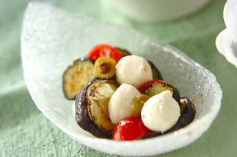 ナスのチーズマリネ