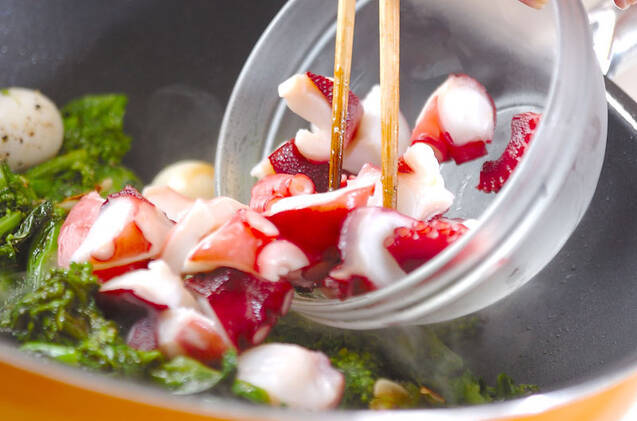 タコの中華炒めの作り方の手順5