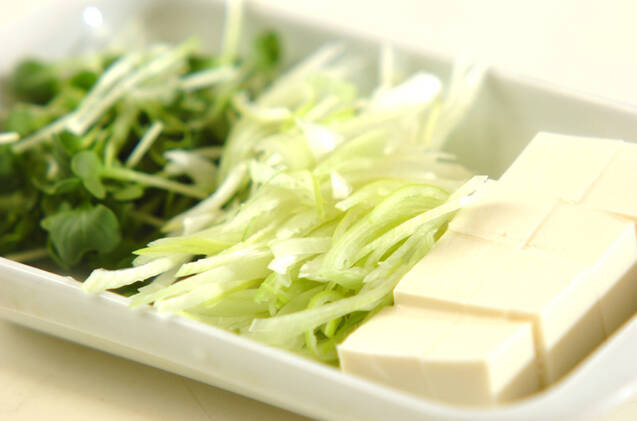 豆腐のふんわり卵汁の作り方の手順2