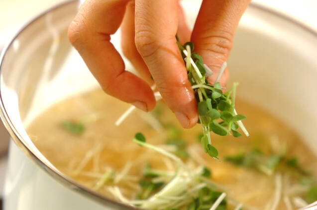 豆腐のふんわり卵汁の作り方の手順7