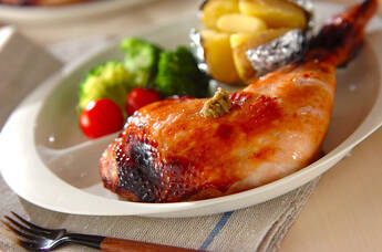 簡単!チキンレッグの照り焼き 時短でワンプレート by中島 和代さん