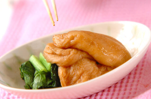 麩と青菜のサッと煮の作り方の手順4