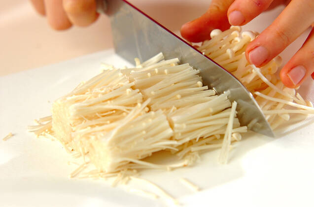 エノキのスープの作り方の手順1