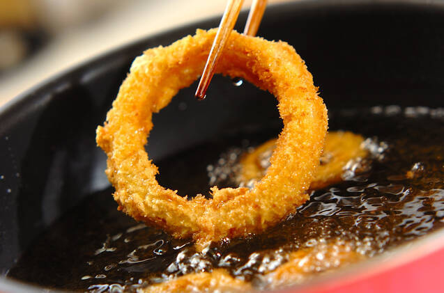 カレー風味のオニオンリングの作り方の手順5