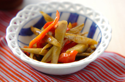 ゴボウのみそ和え