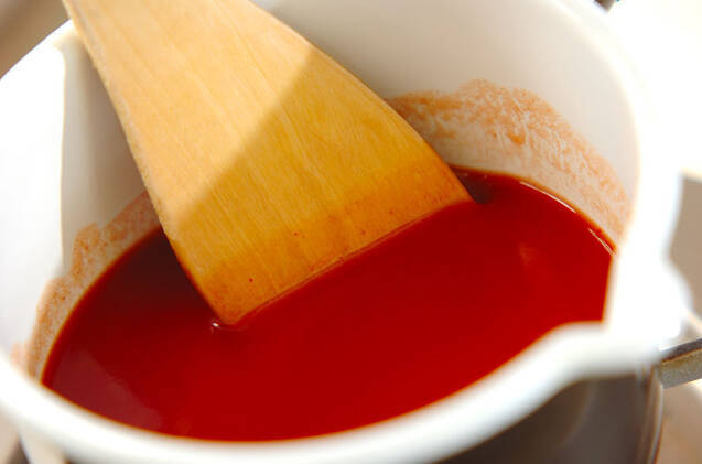 トマトつけダレ素麺の作り方の手順1