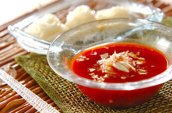 トマトつけダレ素麺