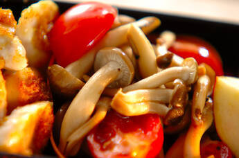 プチトマトとシメジのソテー