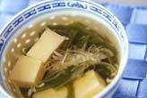 卵豆腐のお吸い物