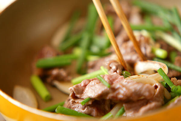 牛肉の和風炒めの作り方の手順2