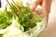 グリーンサラダの作り方の手順5