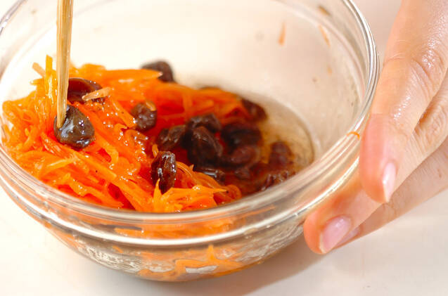 ニンジンのサラダの作り方の手順3