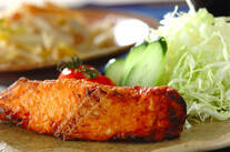 漬け鮭の唐揚げ