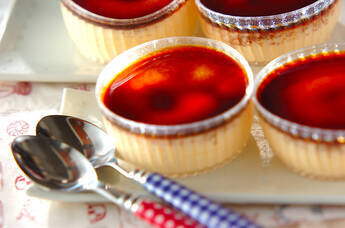 お鍋で出来る!蒸しプリン