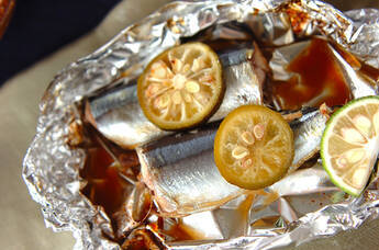 サンマのホイル焼き