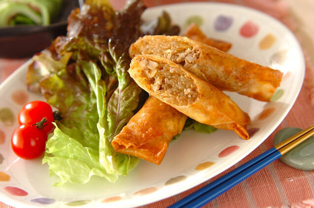肉みそ春巻き