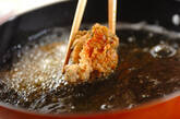 鶏の唐揚げ青のり風味の作り方2