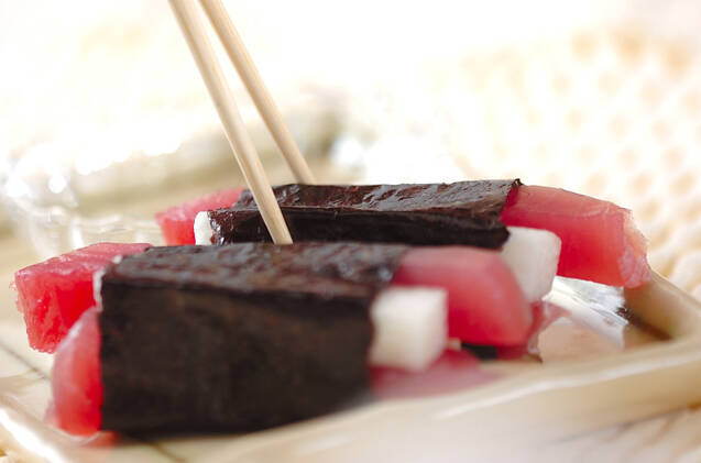 マグロと長芋ののり巻きの作り方の手順6