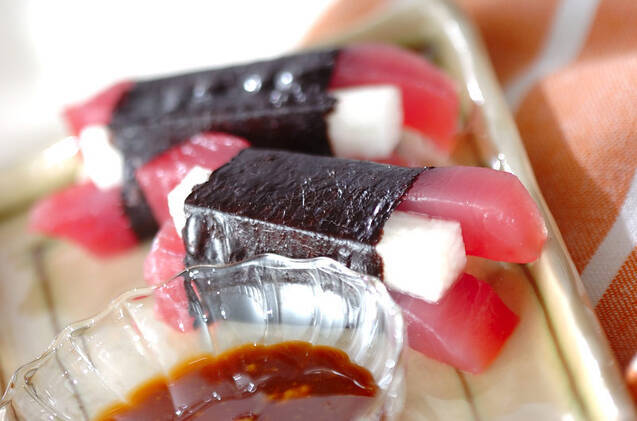 マグロと長芋ののり巻き