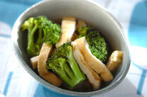 油揚げとブロッコリーの煮浸し