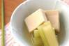 フキと高野豆腐の煮物の作り方の手順