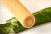 たたきキュウリの下準備1