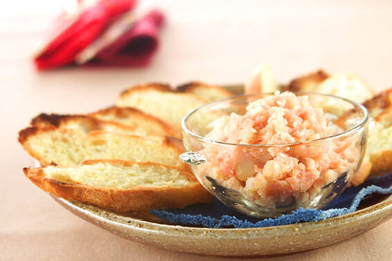 明太子ペースト　ガーリックトースト