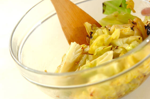 キャベツのガーリックオイル漬けの作り方の手順4