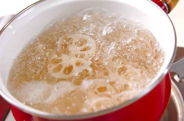 レンコンサラダの作り方の手順2