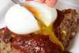 大きなハンバーグ卵のせの作り方10