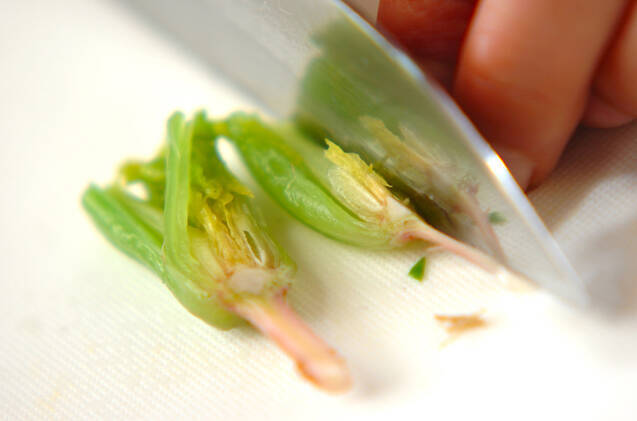 ホウレン草のお浸しの作り方の手順2