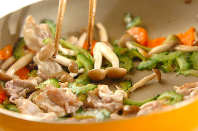 ゴーヤ焼きそばの作り方の手順5