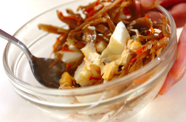 きんぴら卵サラダの作り方の手順1