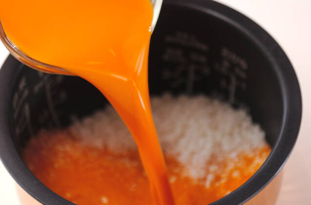 ニンジンご飯の作り方の手順3
