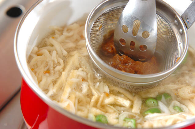 切干し大根のみそ汁の作り方の手順6