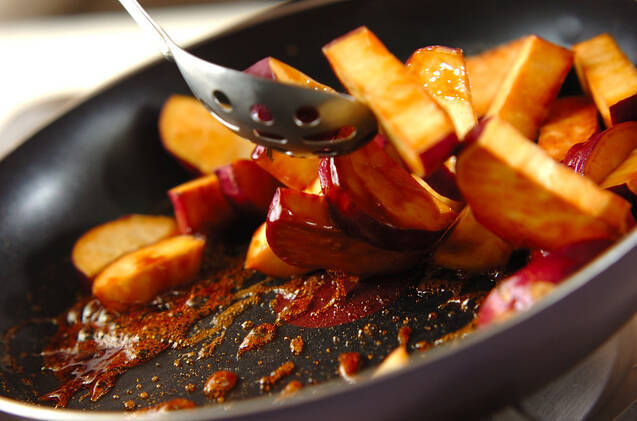 大学芋風サツマイモの作り方の手順4