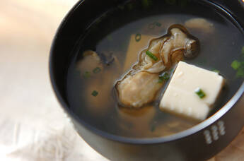 カキのお吸い物