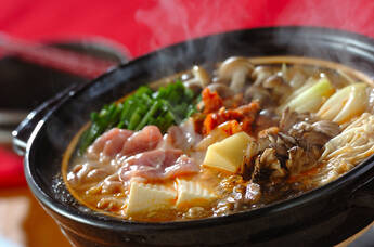 豚のチーズチゲ鍋