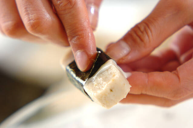 生麩の磯辺揚げの作り方の手順5