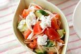 ひんやりトマトサラダ