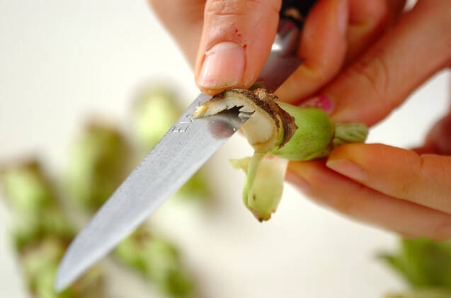 春の天ぷらの作り方の手順1