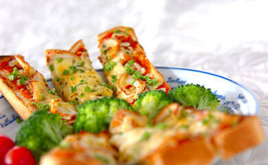 ちくわのピザトースト