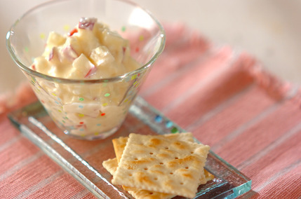 リンゴとクリームチーズのディップ