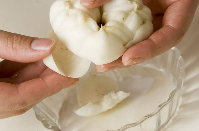 ユリネのイクラ和えの作り方の手順1