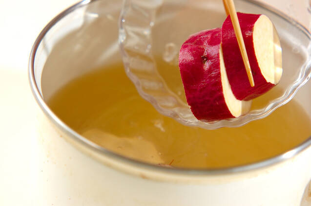 ゴロゴロサツマイモのみそ汁の作り方の手順3