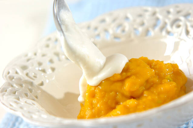 カボチャのシャンティがけの作り方の手順3