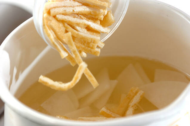 大根のみそ汁の作り方の手順4