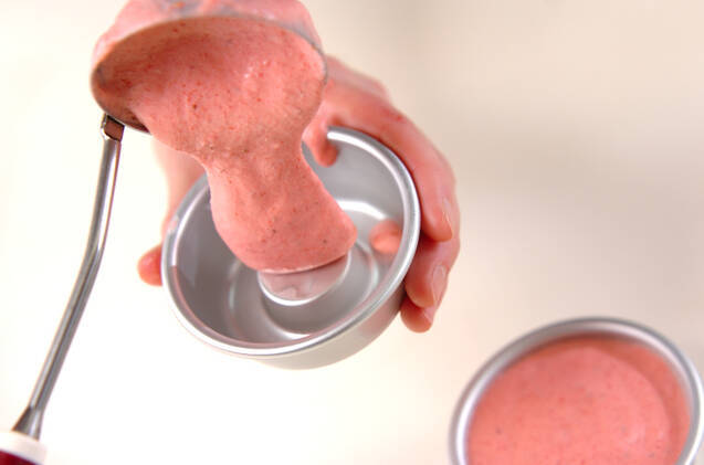 イチゴとフランボワーズのムースの作り方の手順8