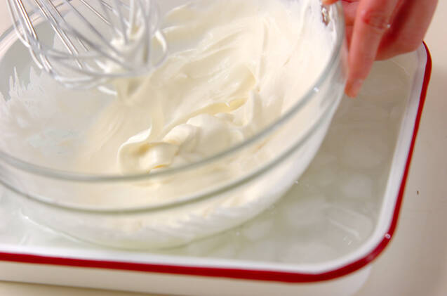 イチゴとフランボワーズのムースの作り方の手順7