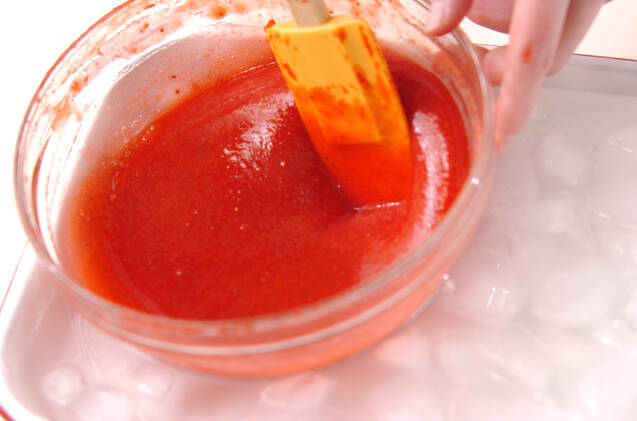 イチゴとフランボワーズのムースの作り方の手順6